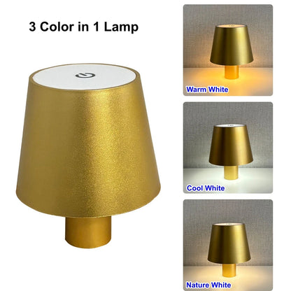 LED Rechargeable Touch Lamp - Mood Light for Bedroom & Office