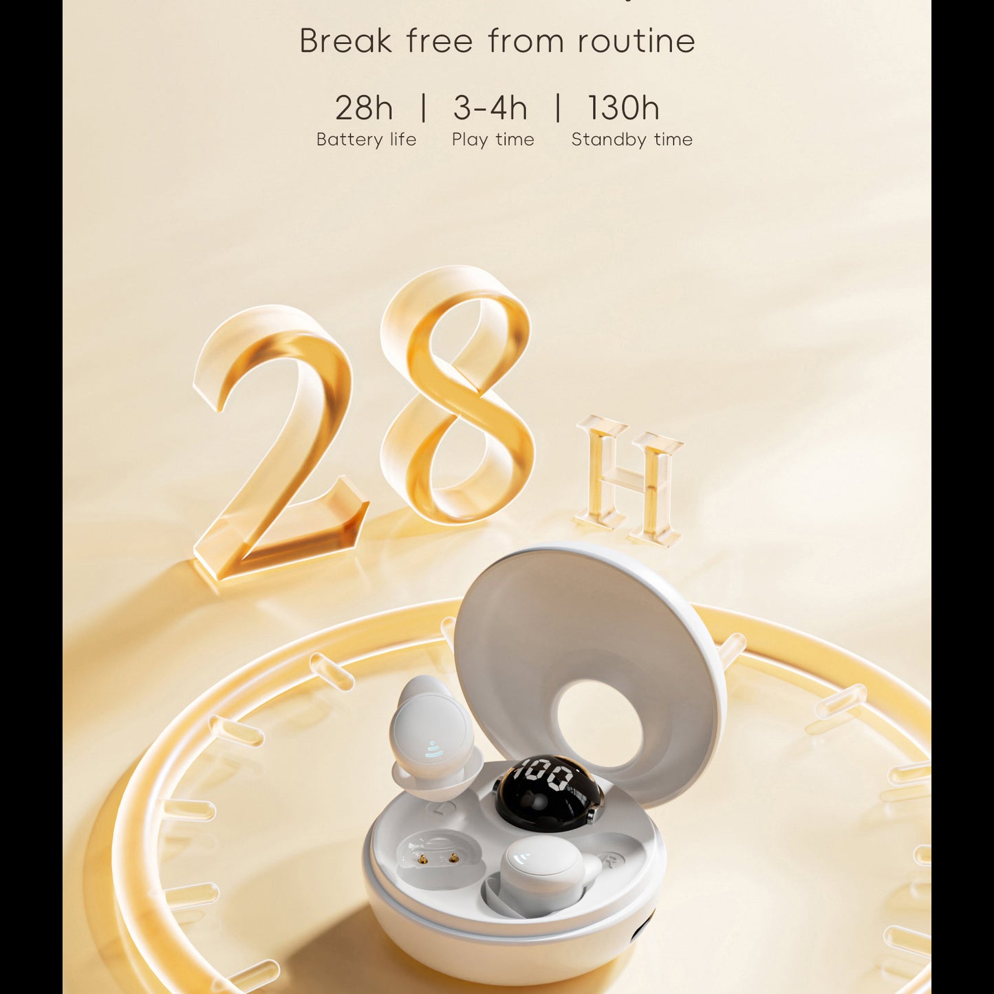 Mini Invisible Sleep Earphones - TWS Wireless Noise Cancelling