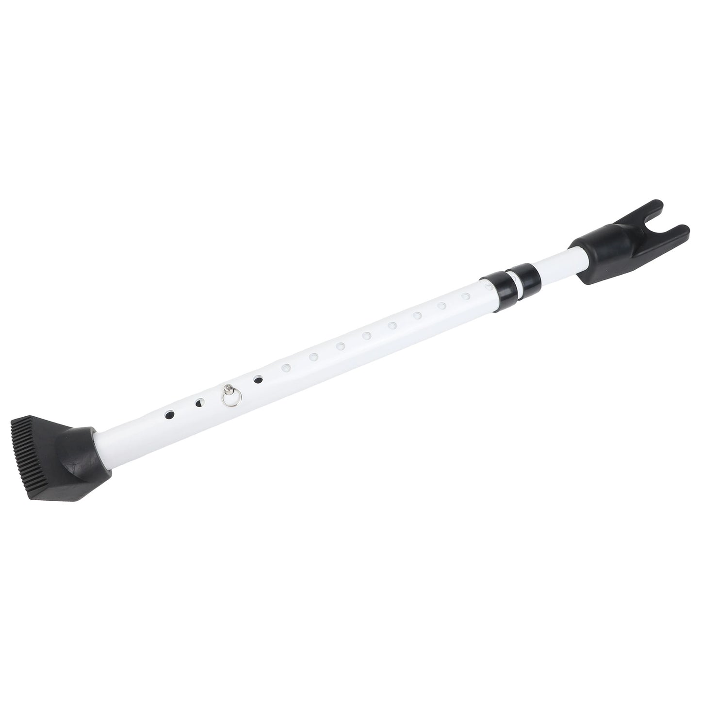 White Adjustable Door Security Bar - Front Door Protection