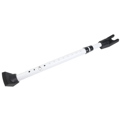 White Adjustable Door Security Bar - Front Door Protection