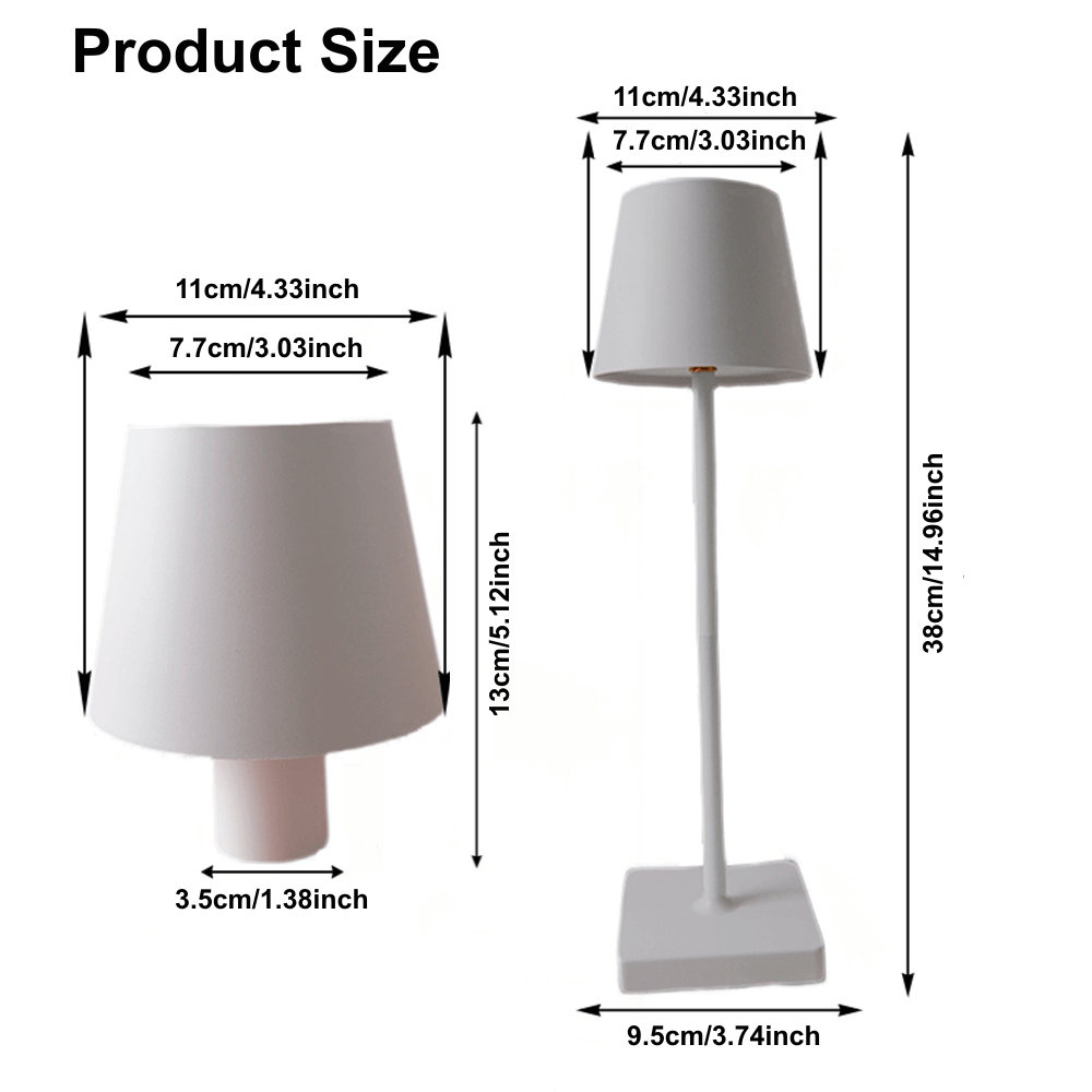 LED Rechargeable Touch Lamp - Mood Light for Bedroom & Office