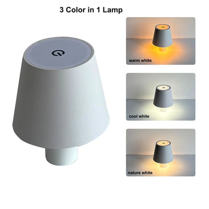 LED Rechargeable Touch Lamp - Mood Light for Bedroom & Office