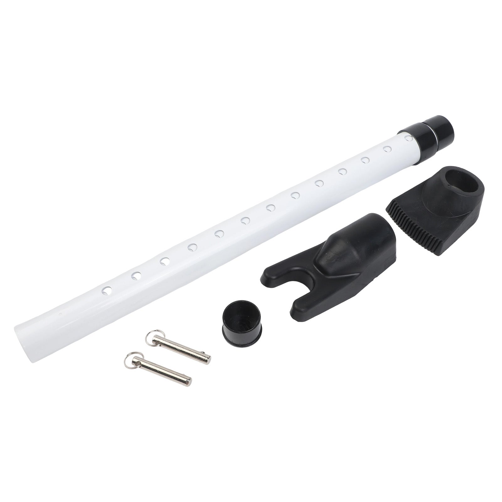 White Adjustable Door Security Bar - Front Door Protection