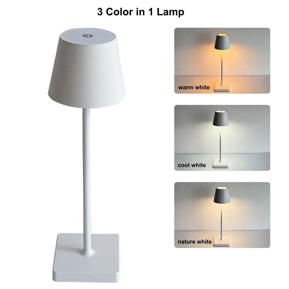 LED Rechargeable Touch Lamp - Mood Light for Bedroom & Office